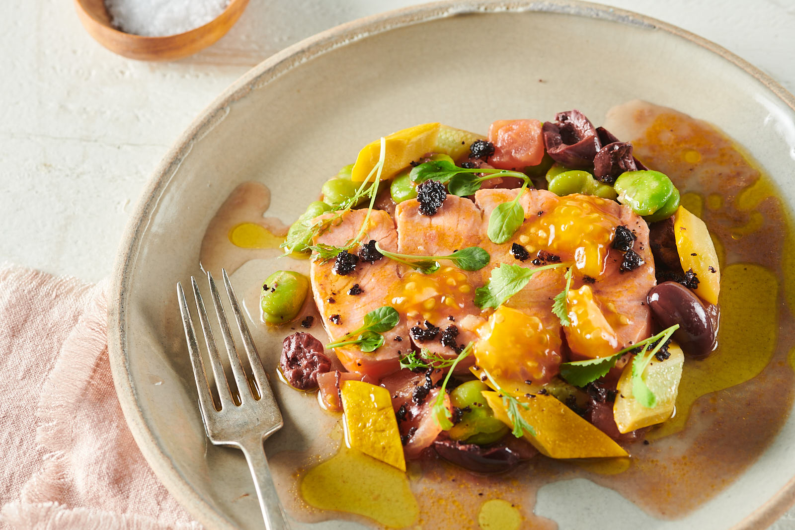 Salmon mi cuit recipe 